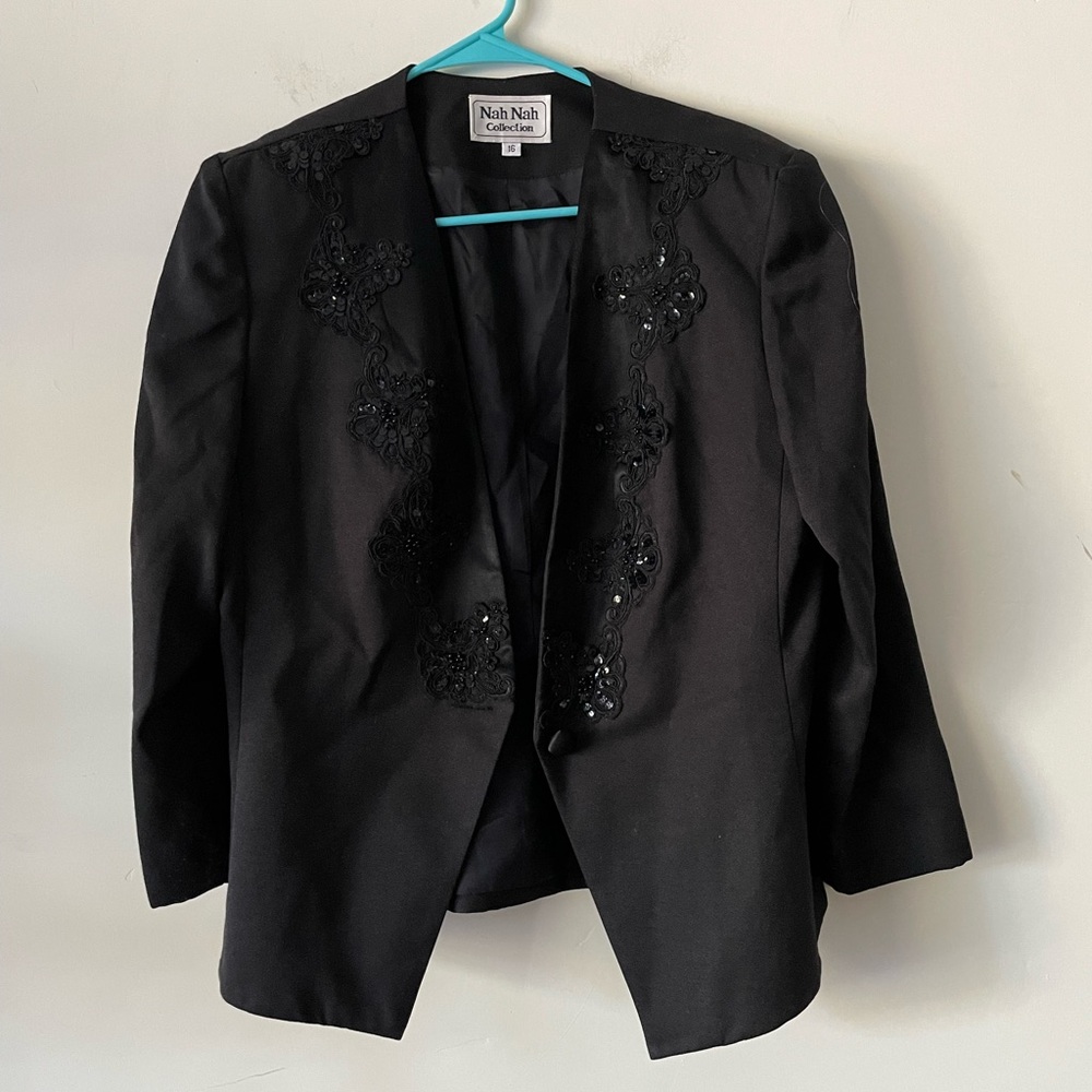 Nah Nah Collection Women Blazer Size 16